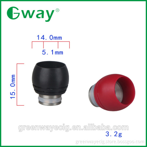 Hottest selling SS derlin drip tips 510/ego resin atty drip tip factory price by Greenway